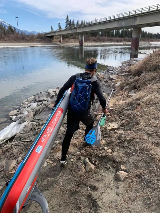 Надувная SUP доска Starboard 12'6"х30"х6" Touring M Deluxe Dc вид 9