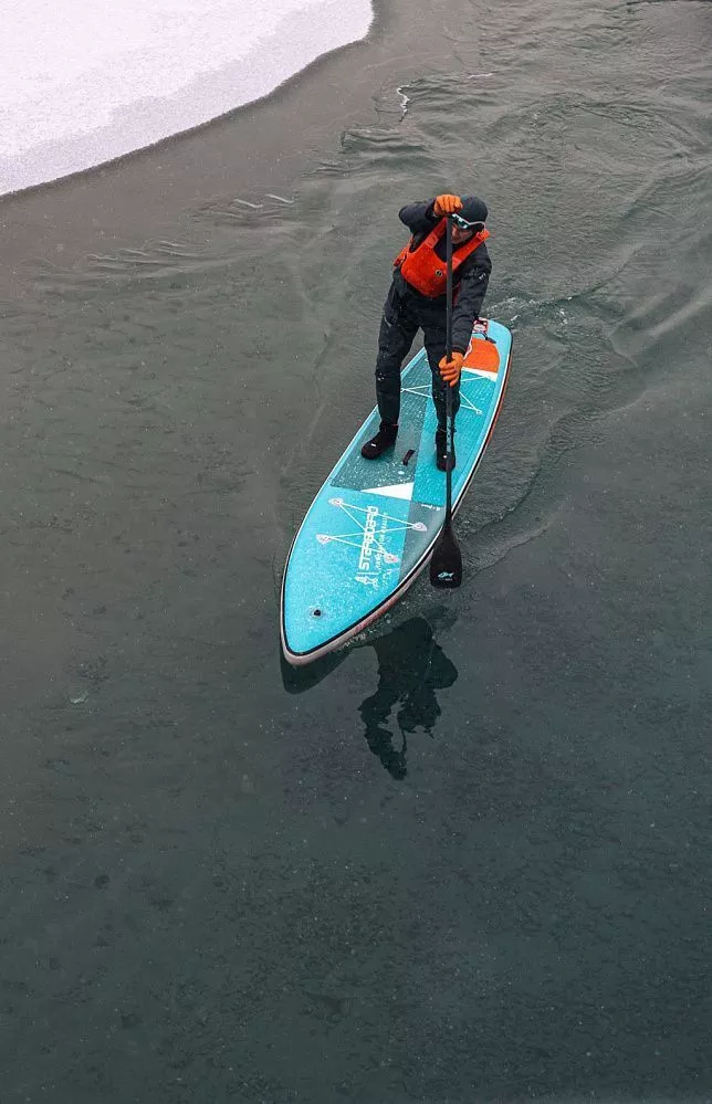 Надувная SUP доска с веслом Starboard 11'6"х29"х6" Touring Zen Roll Sc вид 10