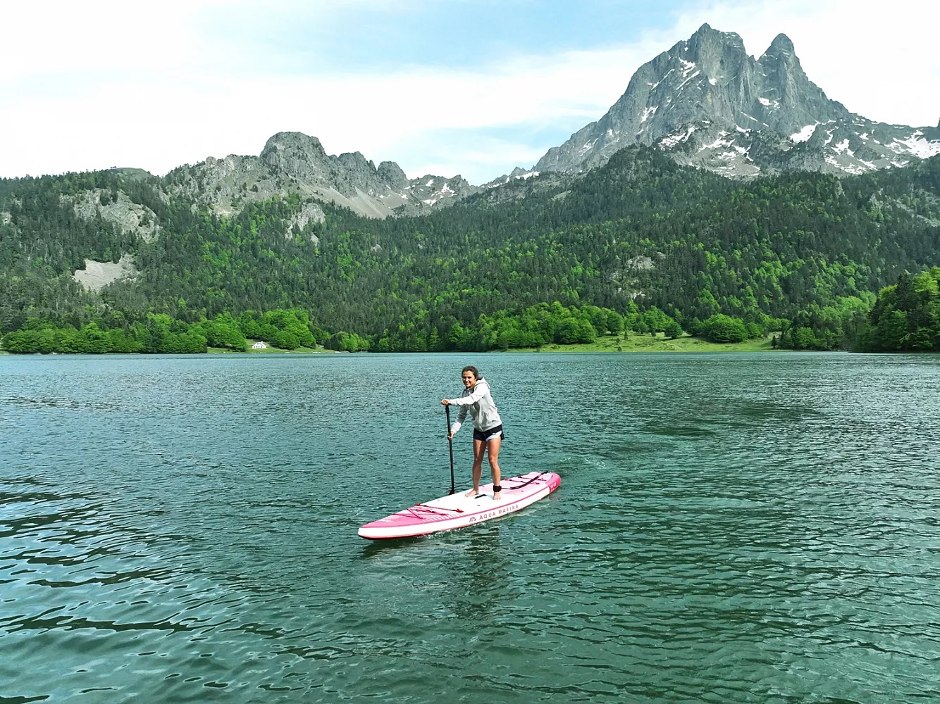 Доска SUP надувная Aqua Marina Coral Touring (Raspberry) 11'6"x31" (2025) вид 16