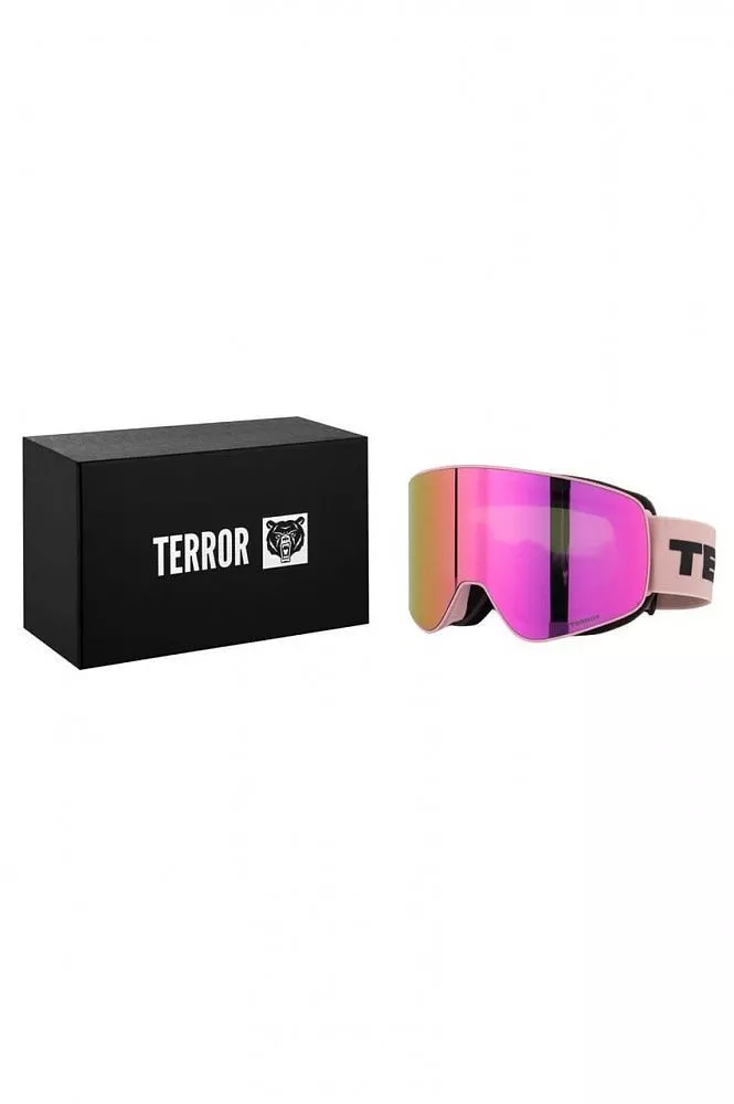 Горнолыжная маска TERROR - SPECTRUM Pink (one size) вид 2