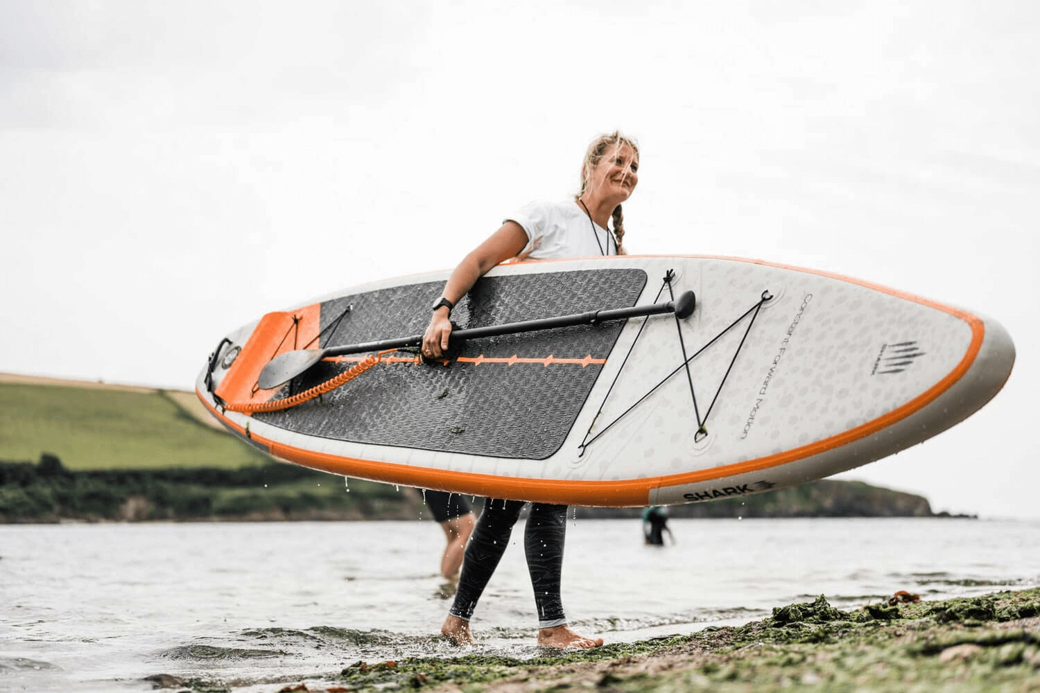 Доска SUP надувная Shark Touring Xplor 12'6"x34"x6" (2024) вид 13