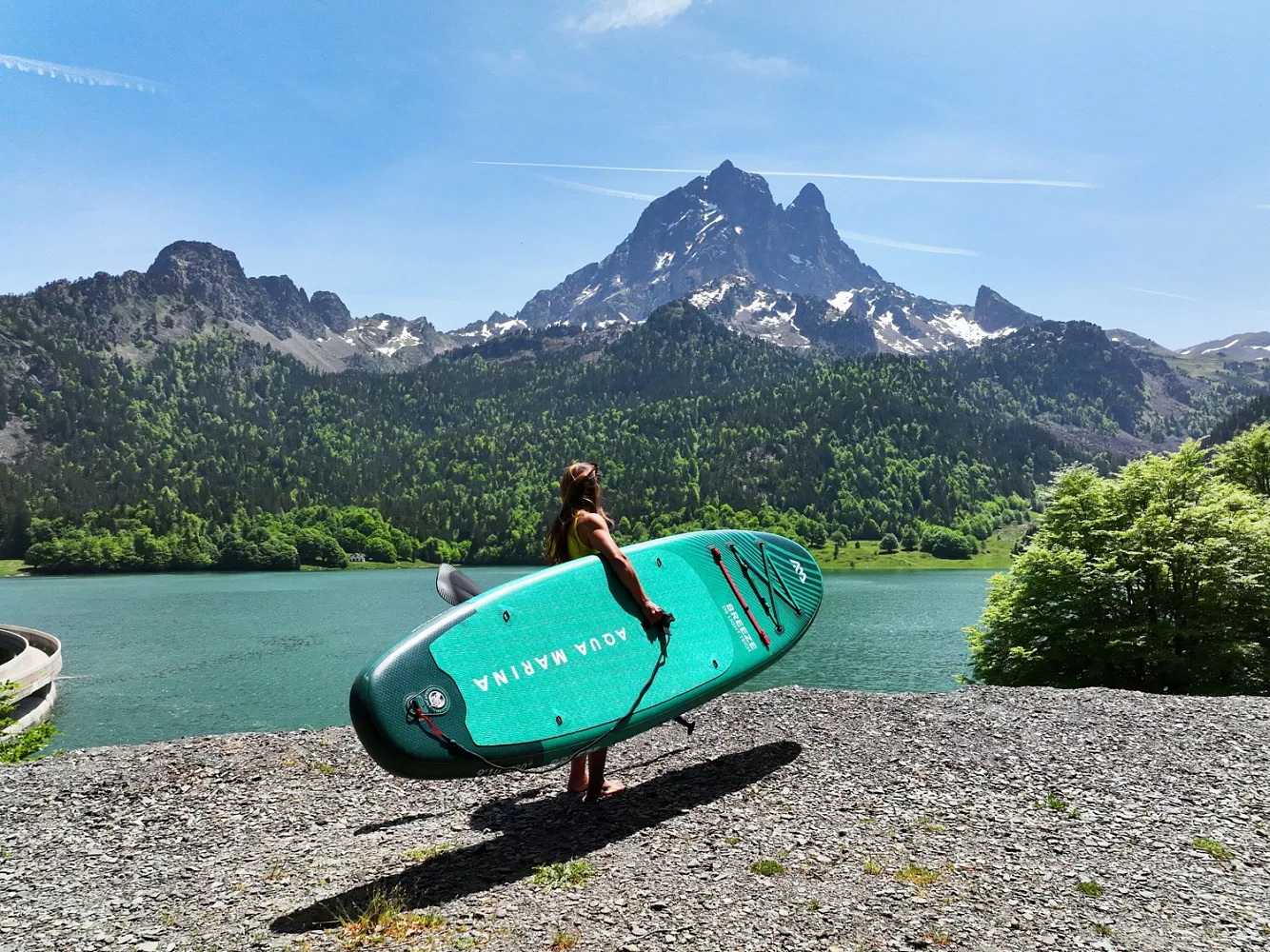 Доска SUP надувная Aqua Marina Breeze (Silver Tree) 9'10"x30"x5" (2025) вид 14