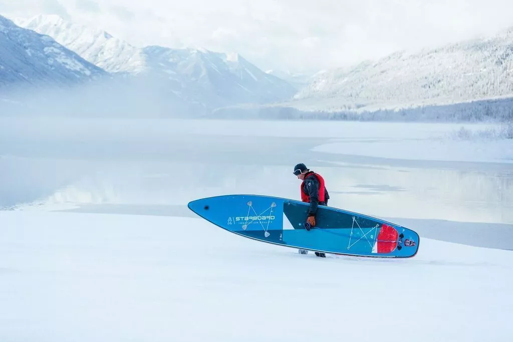 Надувная SUP доска Starboard 14'0"х30"х6" Touring M Deluxe Dc вид 15