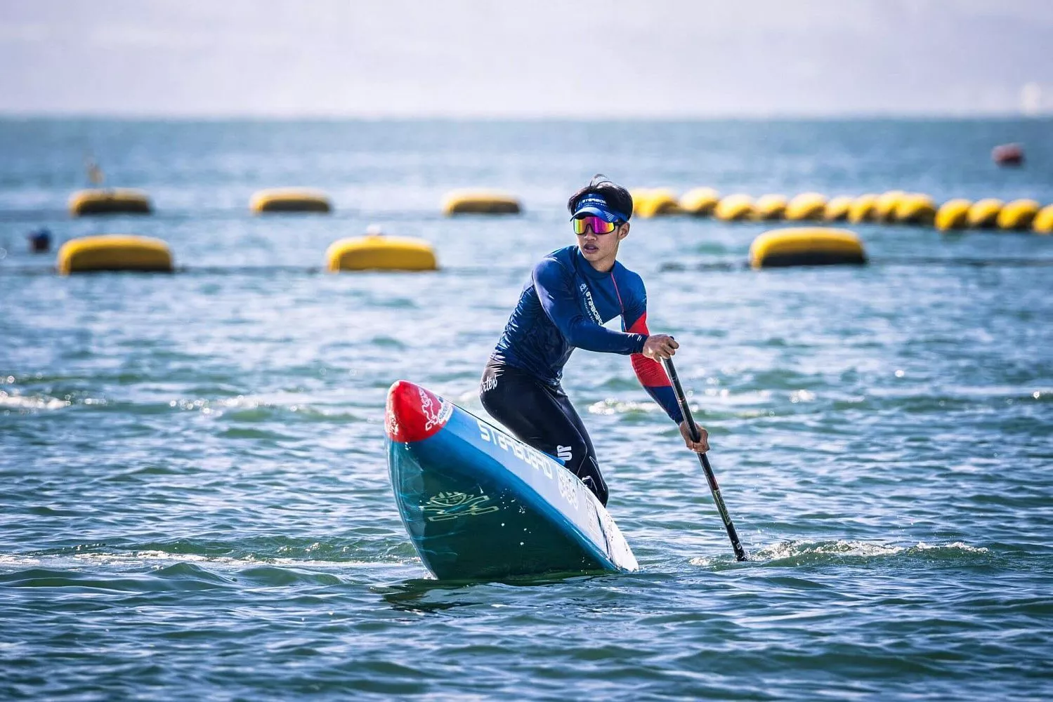 Жесткий сапборд Starboard All Star Blue Carbon Sandwich 14'0" x 24.5" (2025) вид 8