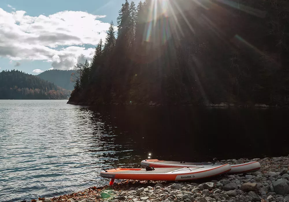 Доска SUP надувная Shark Touring Xplor 11'8"x30"x6" (2024) вид 12