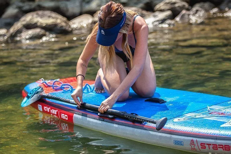 Доска SUP надувная Starboard 11'2"x31+"x6" iGO Zen DC вид 11