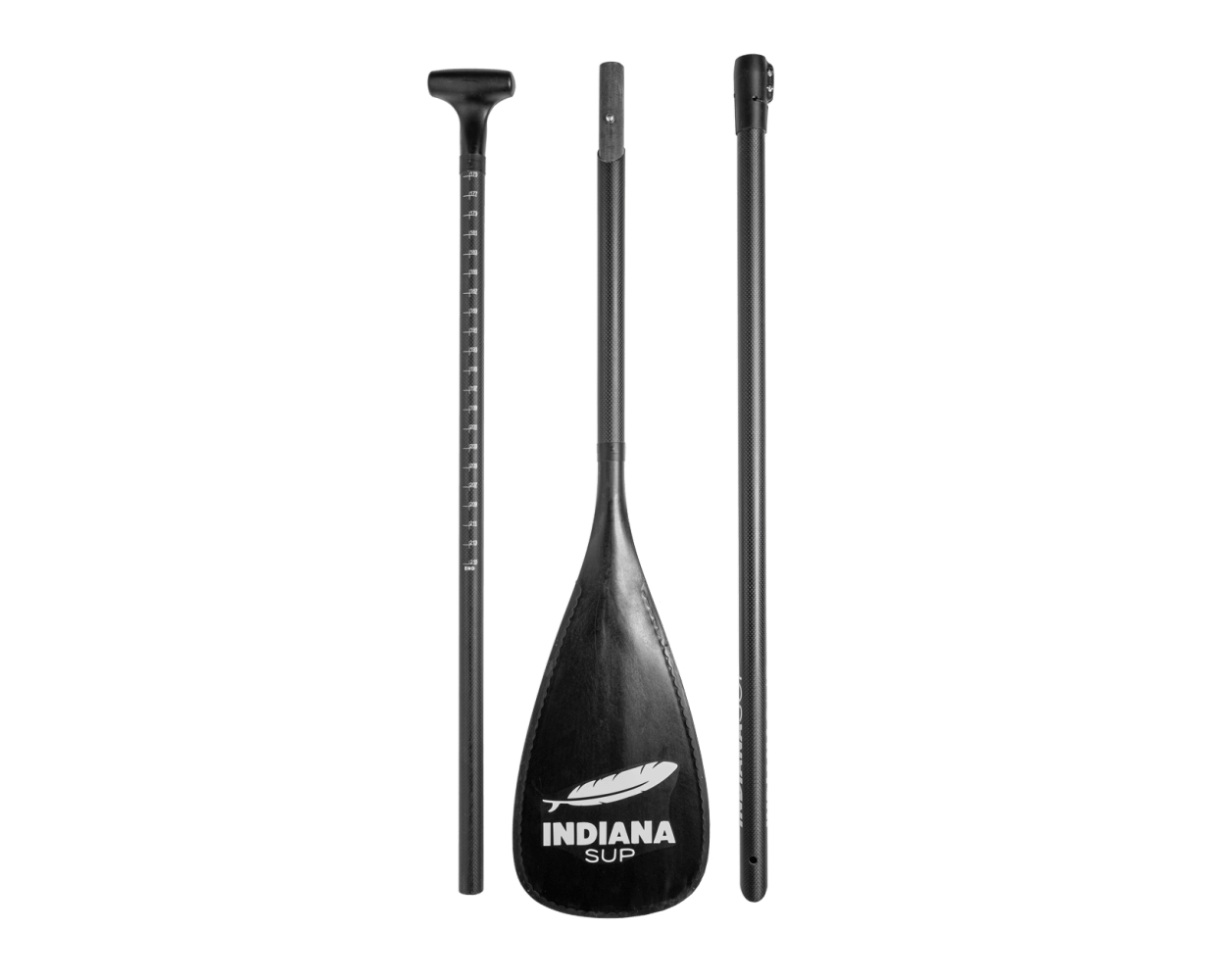 Доска SUP надувная Indiana 12'0"x33"x6" Family Pack misty blue с трехчастным веслом 30% карбон-стеклопластик (2025) вид 1