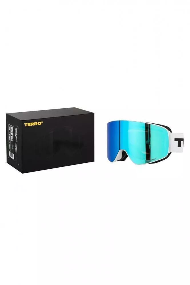 Горнолыжная маска TERROR - SPECTRUM White - Blue (one size) вид 1