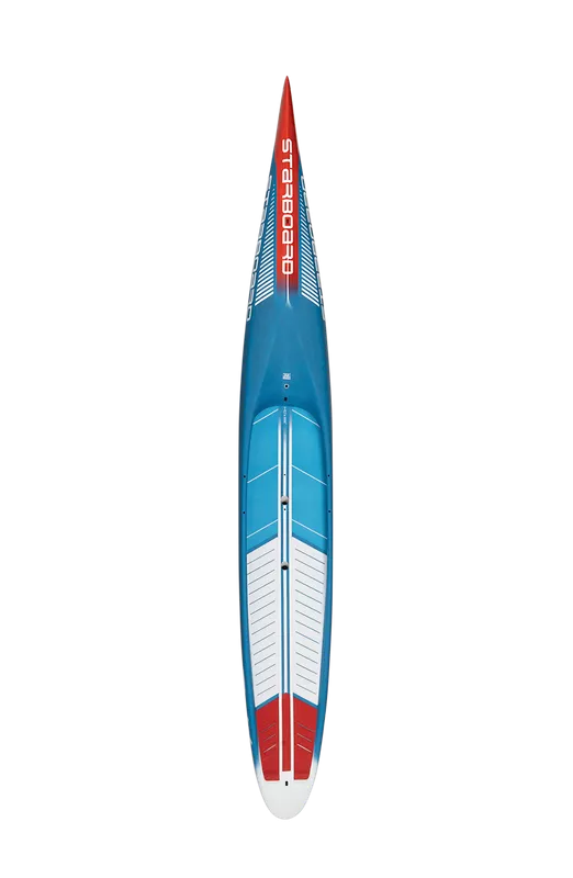 Жесткий сапборд Starboard Sprint Blue Carbon Sandwich 14'0" х 21.5" с чехлом (2025) вид 1