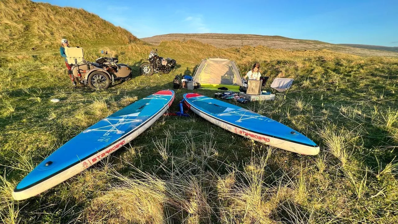 Надувная SUP доска Starboard 11'6"х29"х6" Touring Deluxe SC вид 8