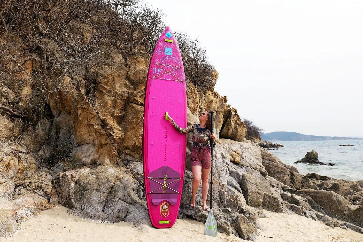 Доска SUP надувная SUP face Travel 11'8x30"x5" (2025) вид 11
