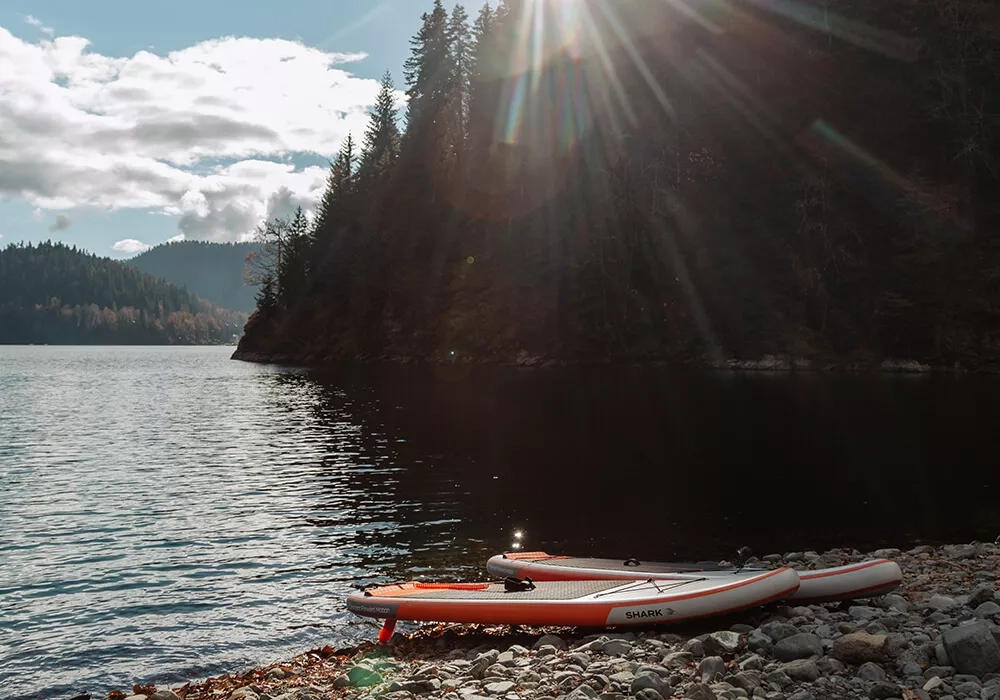 Доска SUP надувная Shark Touring Xplor 11'8"x30"x6" (2024) вид 3