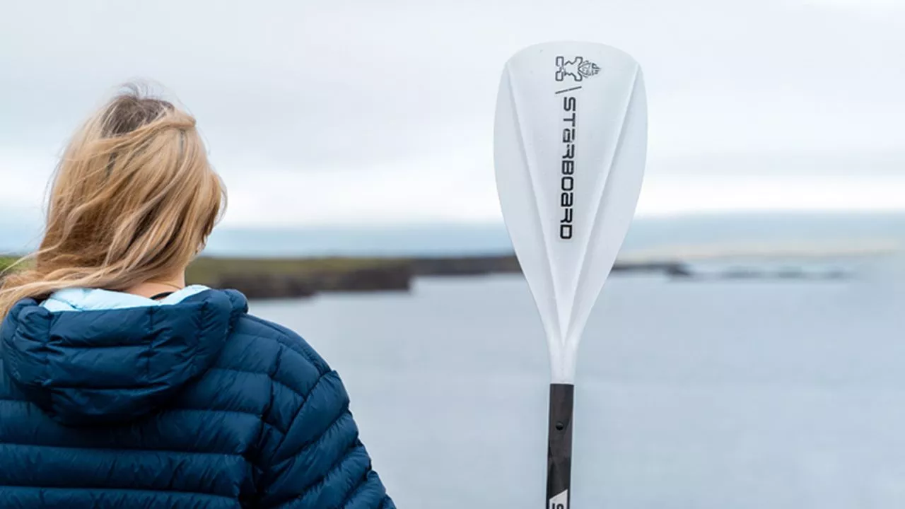 Весло для SUP Starboard Lima Tufskin Adult 29 мм карбон-ABS S40 вид 8