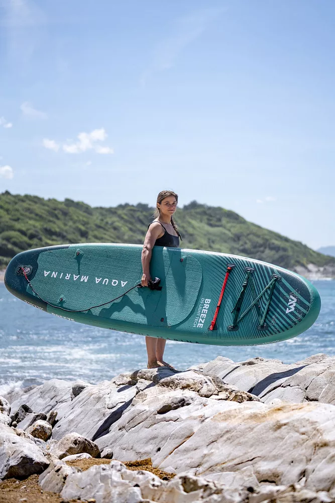 Доска SUP надувная Aqua Marina Breeze (Silver Tree) 9'10"x30"x5" (2025) вид 13