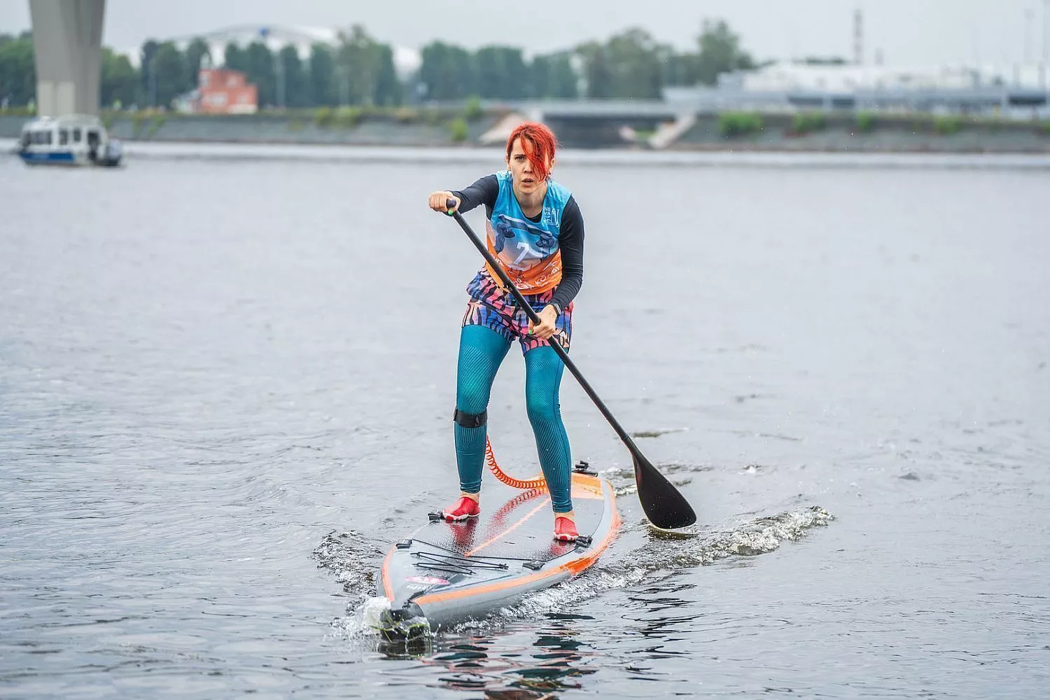 Доска SUP надувная Shark Touring Racing 14'x27"x6" (2024) вид 12