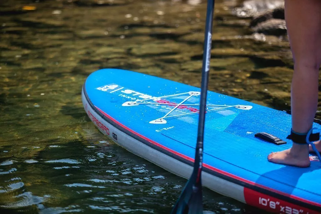 Надувная SUP доска Starboard iGO Deluxe Dc 10'8"х33"х6" вид 14