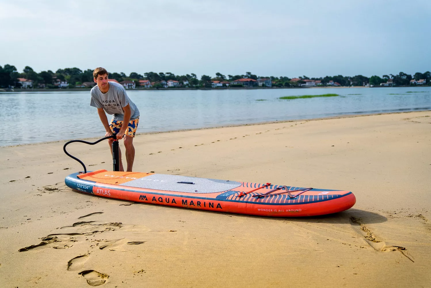 Доска SUP надувная Aqua Marina Atlas (Sky Glider) 12'0"x34"x6" (2024) вид 9
