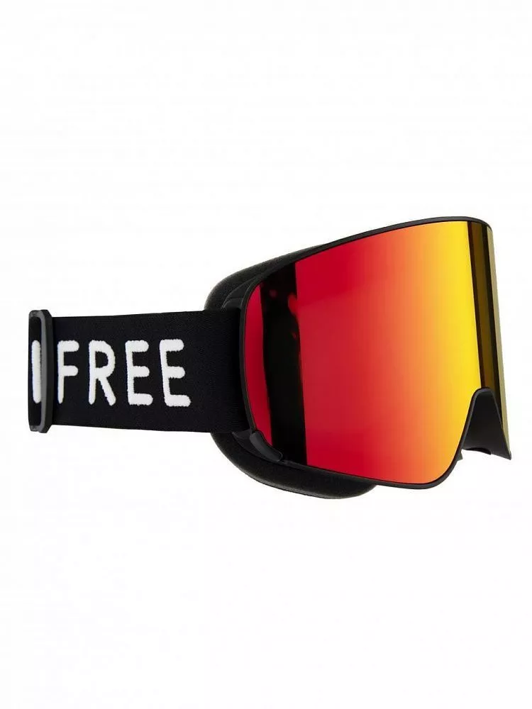 Маска SKIFREE S2 черный/золотой (one size) вид 3
