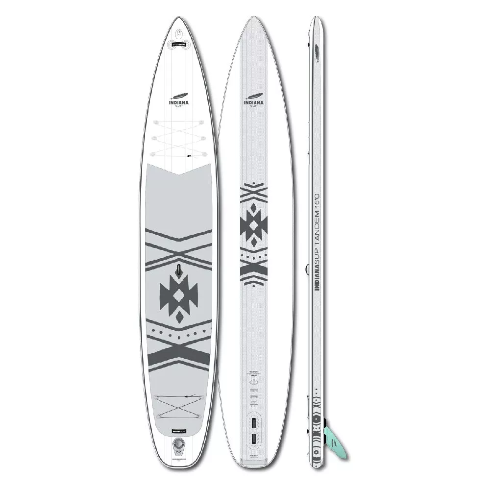 Доска SUP надувная Indiana 16'0"x34"x6" Touring Tandem Inflatable (2025) вид 1