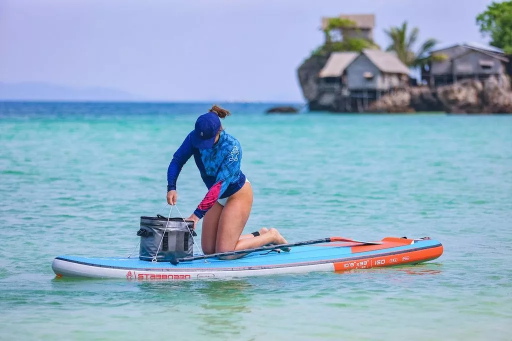 Надувная SUP доска Starboard iGO Club Deluxe SC 10'8"х33"х6" (2024) вид 3