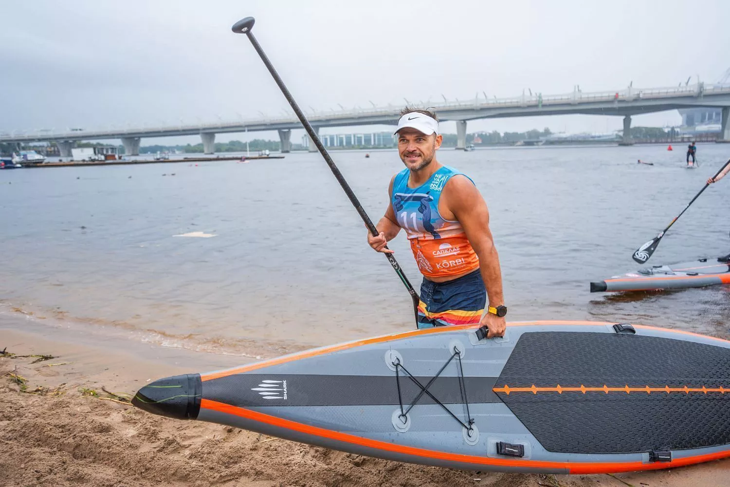 Доска SUP надувная Shark Touring Racing 14'x27"x6" (2024) вид 6