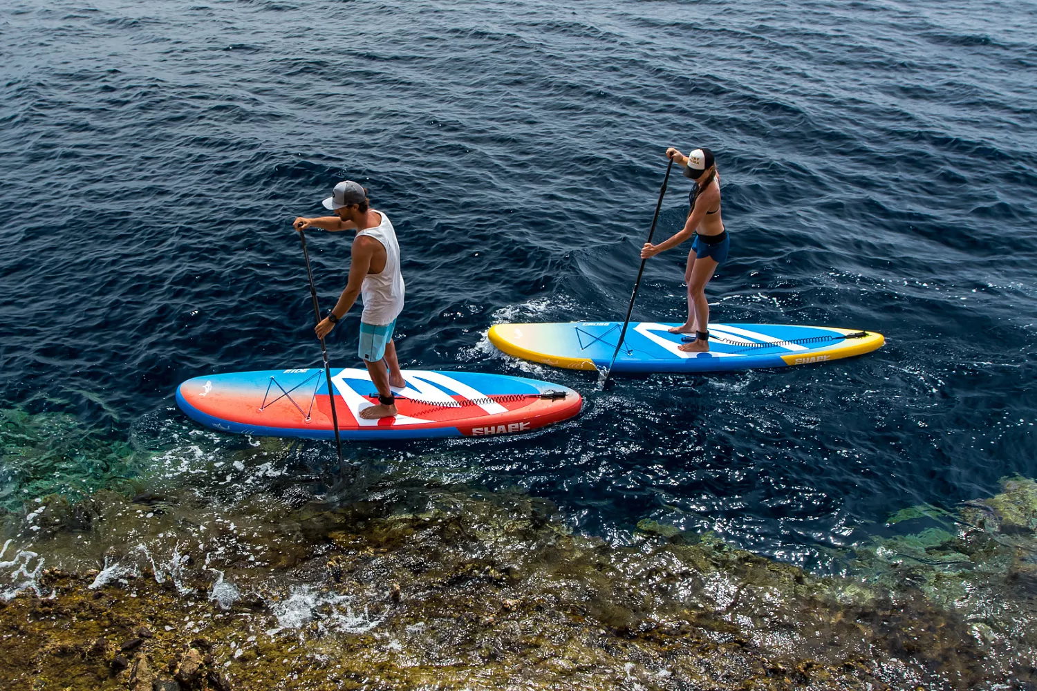 Надувная SUP доска Shark 10’6 ALL ROUND CROSS вид 8