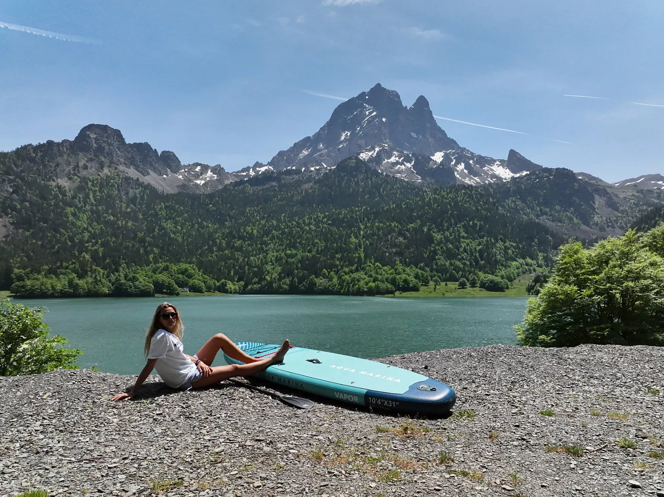 Доска SUP надувная Aqua Marina Vapor (Aqua Splash) 10'4"x31"x6" (2025) вид 14