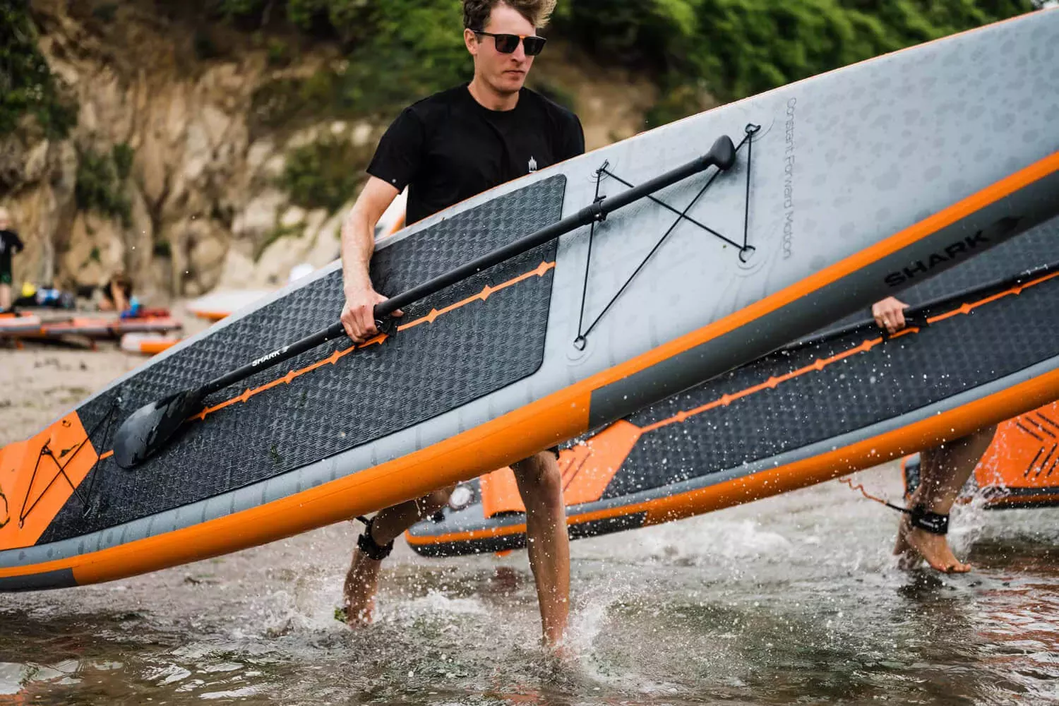Доска SUP надувная Shark Touring Xplor 11'8"x30"x6" (2024) вид 11