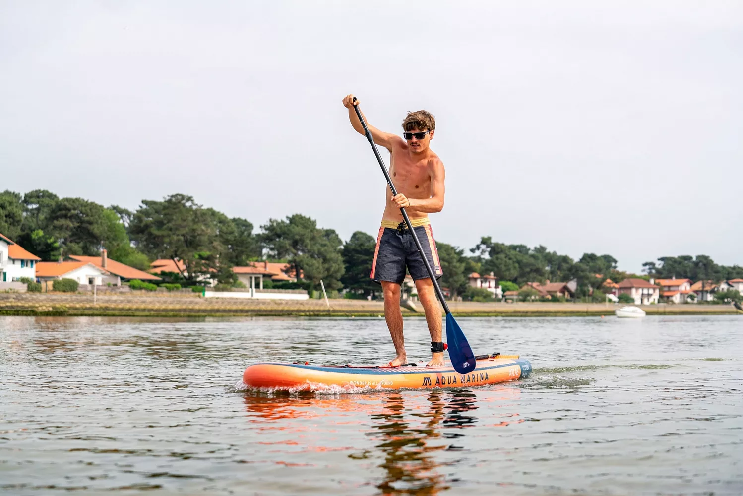 Доска SUP надувная Aqua Marina Atlas (Sky Glider) 12'0"x34"x6" (2024) вид 14