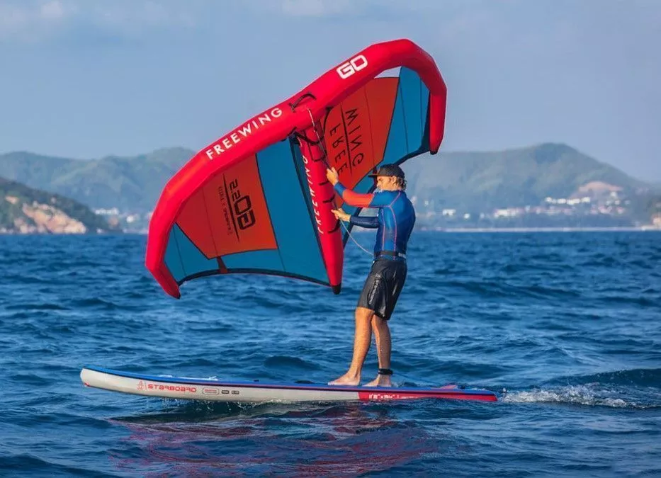Надувная SUP доска Starboard 11'2"х31+"х6" iGO Wing Ready вид 13