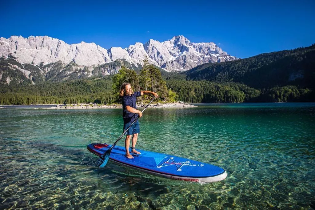 Надувная SUP доска Starboard iGO Deluxe SC 11'2"х31+"х6" вид 8
