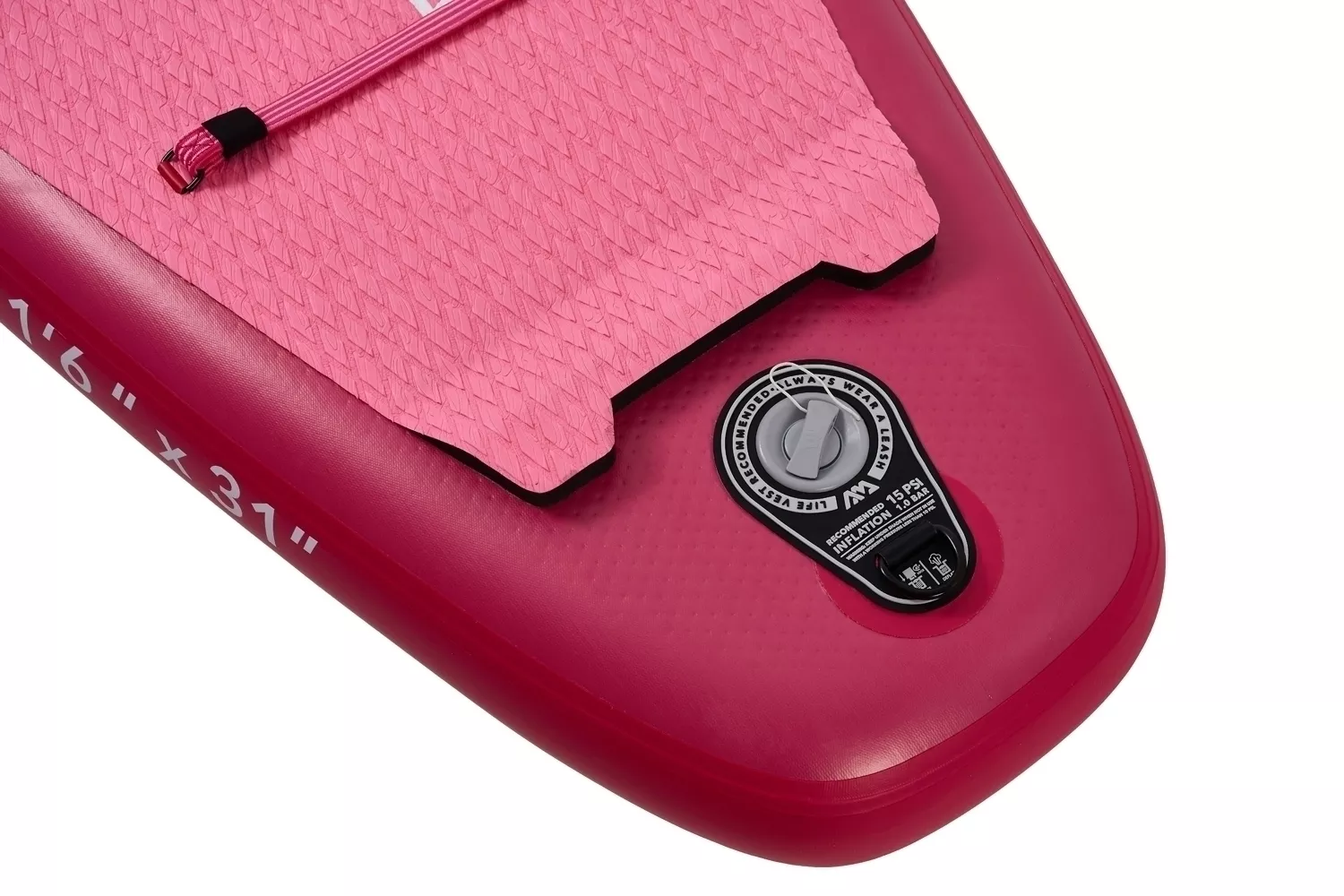 Доска SUP надувная Aqua Marina Coral Touring (Raspberry) 11'6"x31" (2025) вид 6