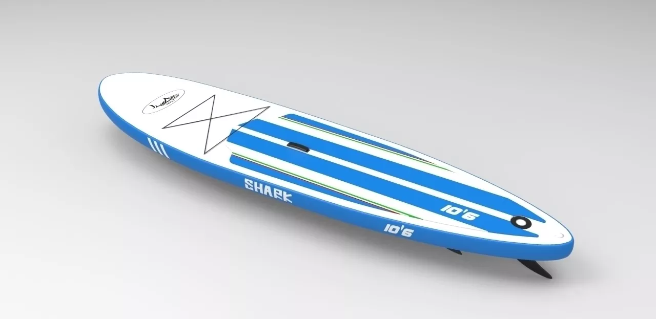 Доска для серфинга надувная Lemon Shark Cross 10'6 вид 4