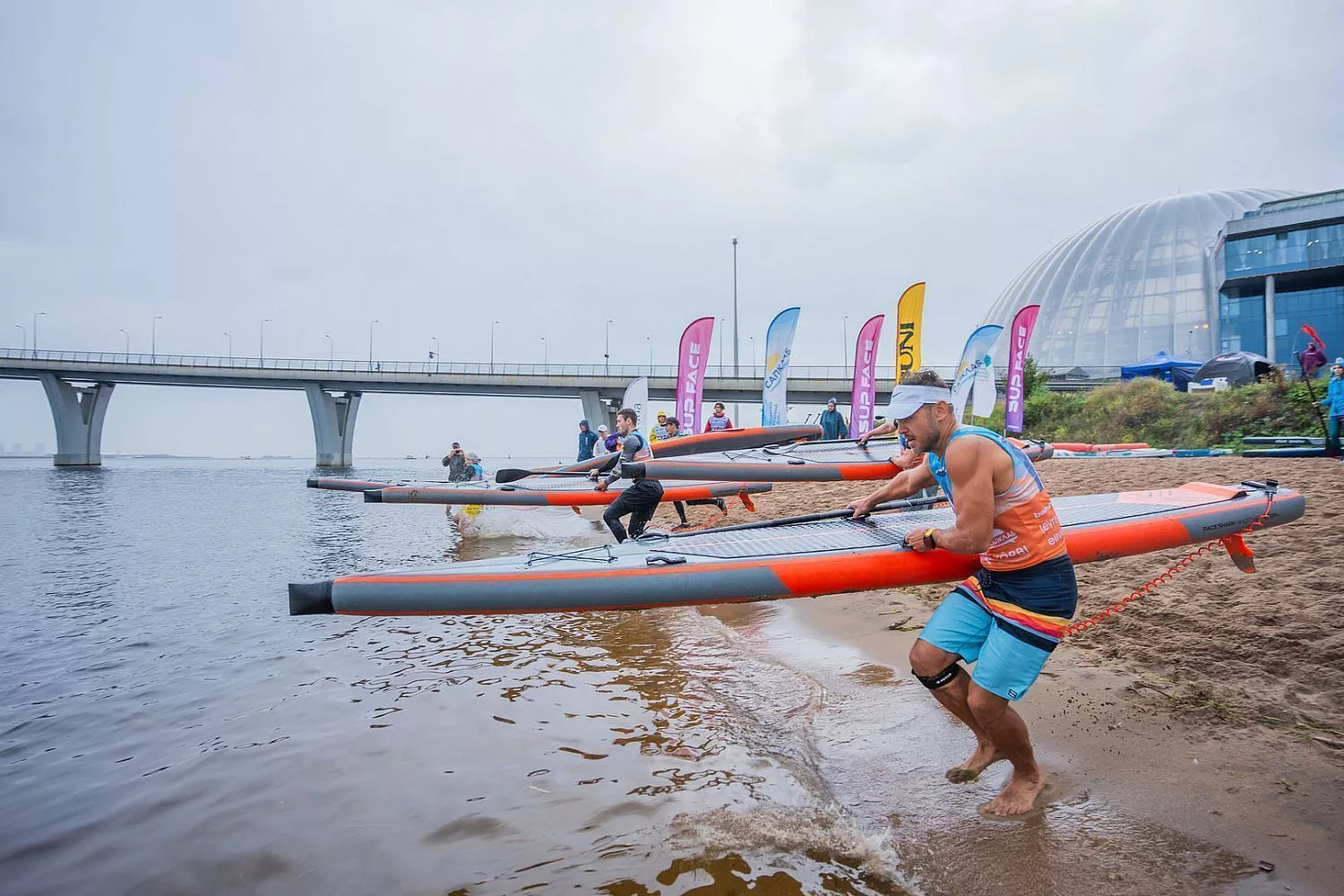 Доска SUP надувная Shark Touring Racing 12'6"x27" (2024) вид 8