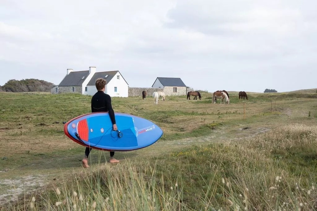 Надувная SUP доска Starboard 9'5"X32"X4.75" Surf Deluxe Dc вид 13