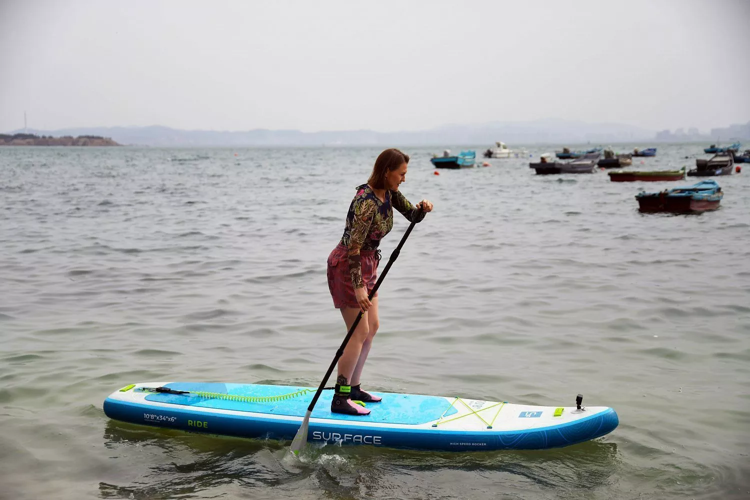 Доска SUP надувная SUP face Ride 10'8*34*6" (2025) вид 20