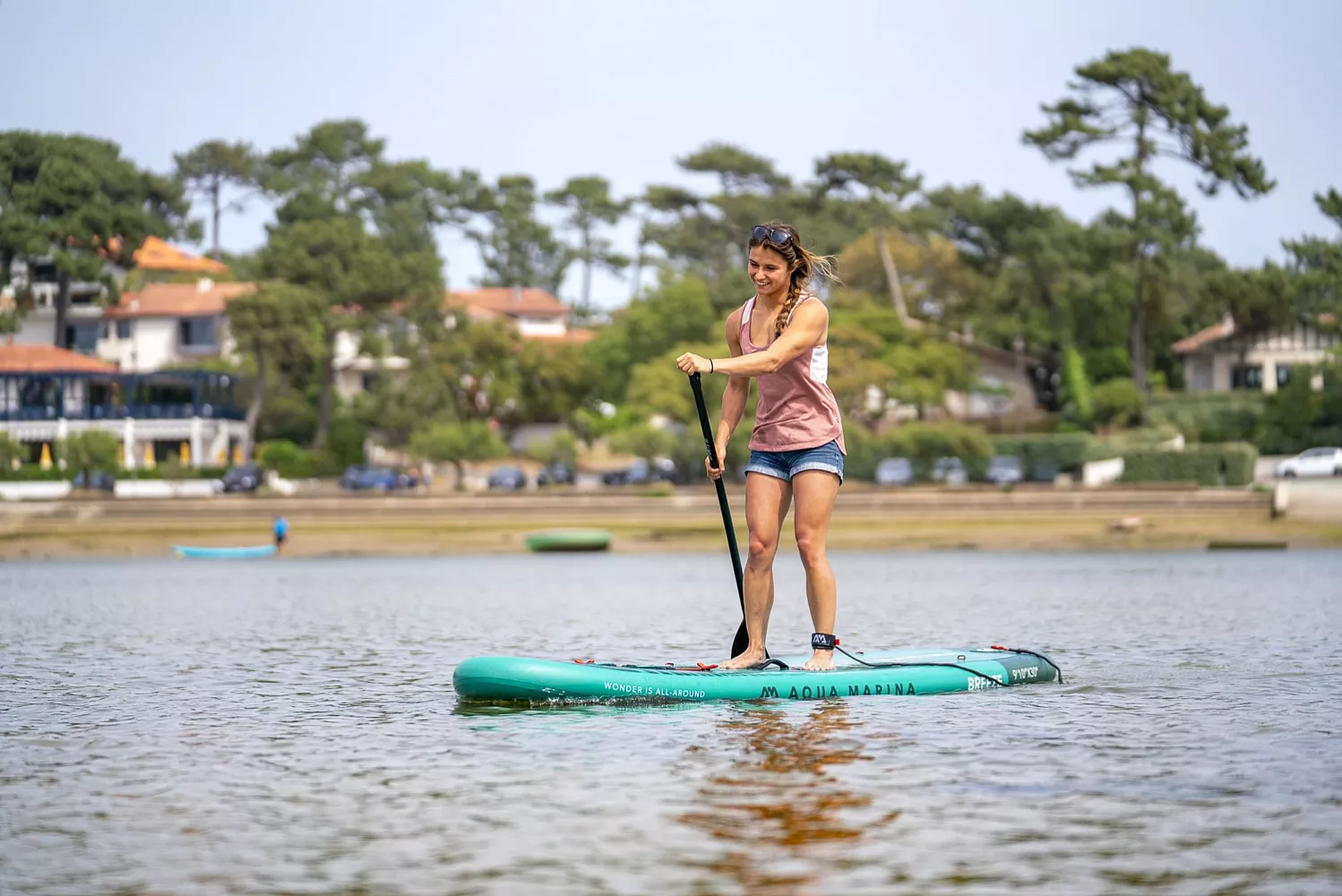 Доска SUP надувная Aqua Marina Breeze (Silver Tree) 9'10"x30"x5" (2025) вид 19