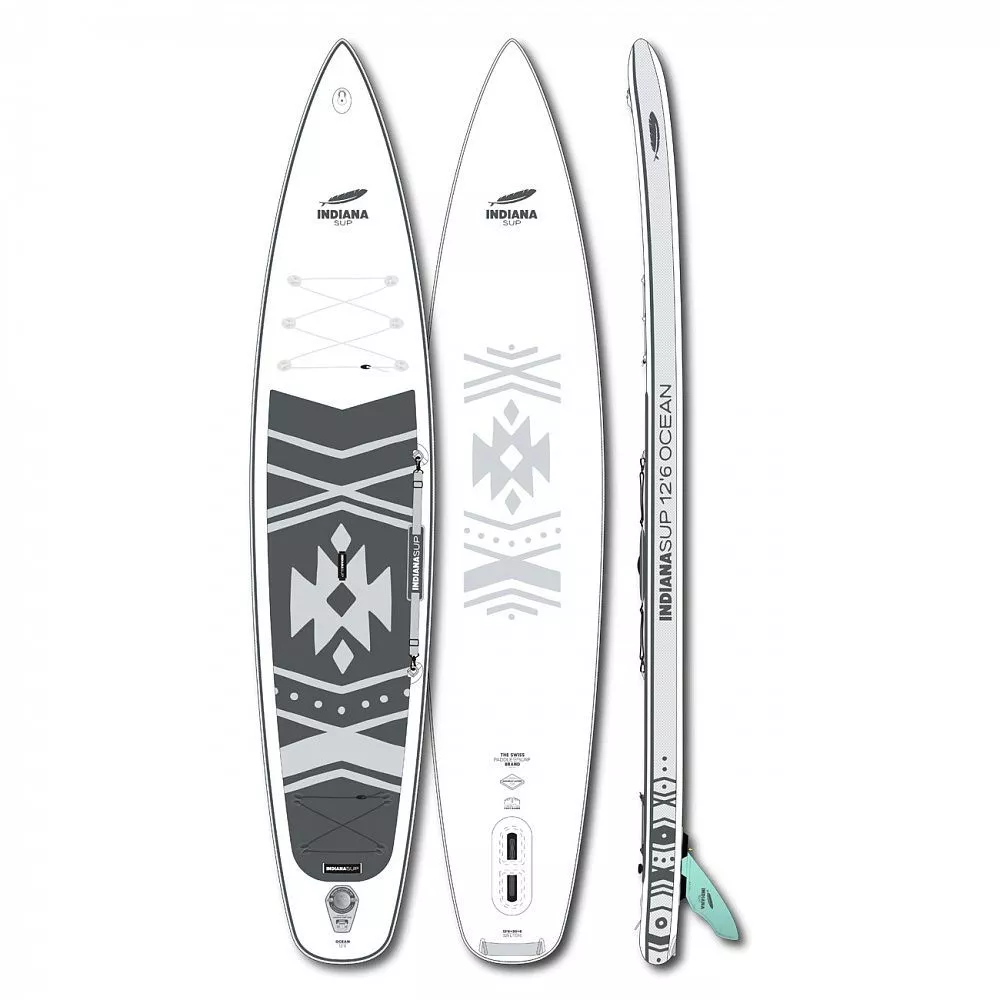 Доска SUP надувная Indiana 12'6"x30"x6" Ocean Touring (2025) вид 1