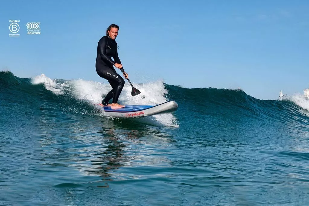 Надувная SUP доска Starboard 9'5"X32"X4.75" Surf Deluxe Dc вид 12