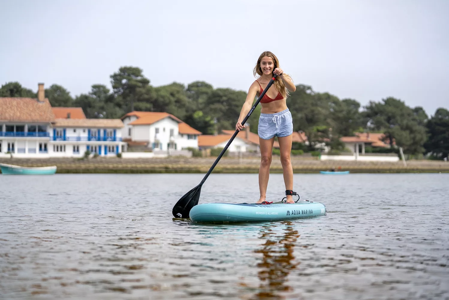 Доска SUP надувная Aqua Marina Vapor (Aqua Splash) 10'4"x31"x6" (2025) вид 13