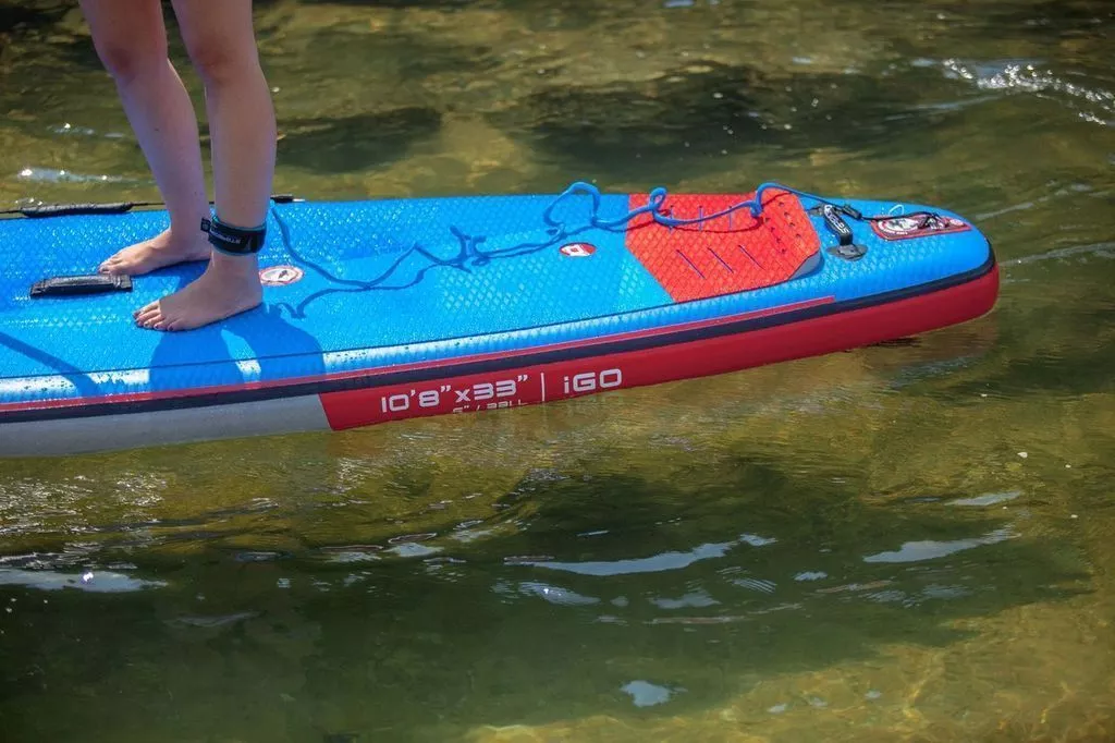 Надувная SUP доска Starboard iGO Deluxe Dc 10'8"х33"х6" вид 16