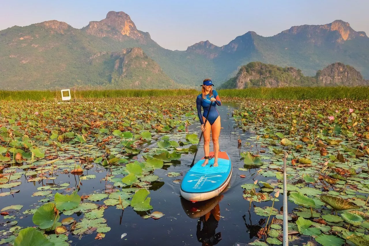 Надувная SUP доска Starboard iGO Deluxe Dc 10'8" х 33" х 6" вид 17