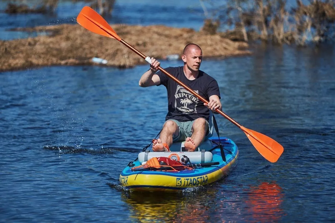 Доска SUP надувная iTaoStar 11'6x34"x6 Journey вид 17