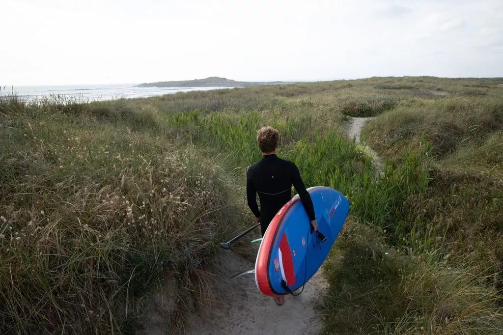 Надувная SUP доска Starboard 9'5"X32"X4.75" Surf Deluxe Dc вид 11
