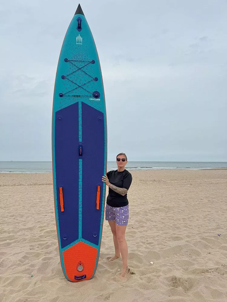 Надувной сапборд Shark Venture+ Touring 12'6x28x5 (2025) вид 22