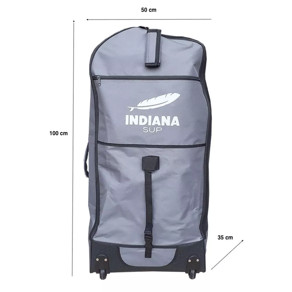 Доска SUP надувная Indiana 11'6"x31"x6" Family Pack misty blue с трехчастным веслом 30% карбон-стеклопластик (2025) вид 4