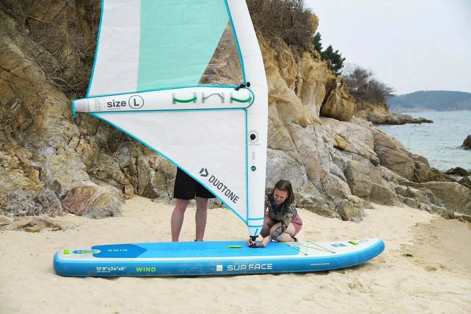 Доска SUP надувная SUP face Wind 10'8x34"x6" (2025) вид 19
