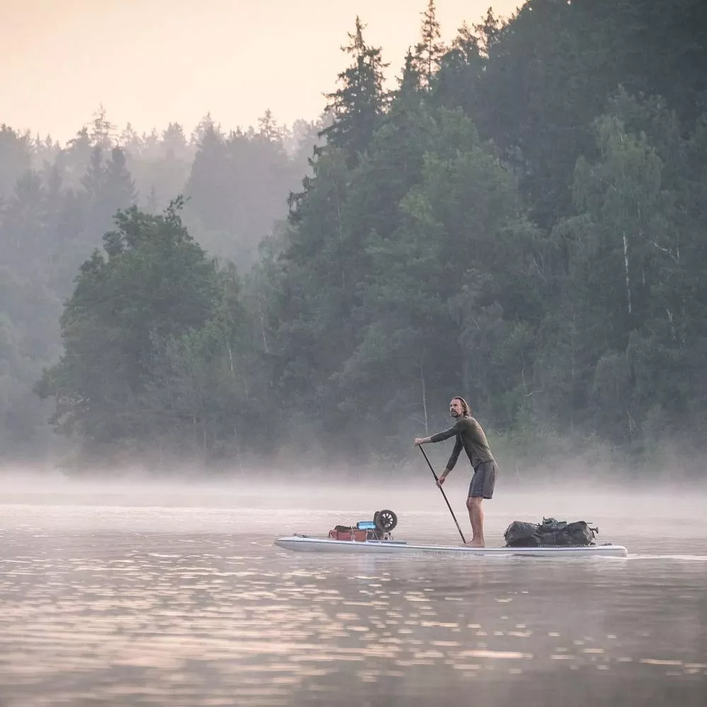 Доска SUP надувная Indiana 16'0"x34"x6" Touring Tandem Inflatable (2025) вид 7