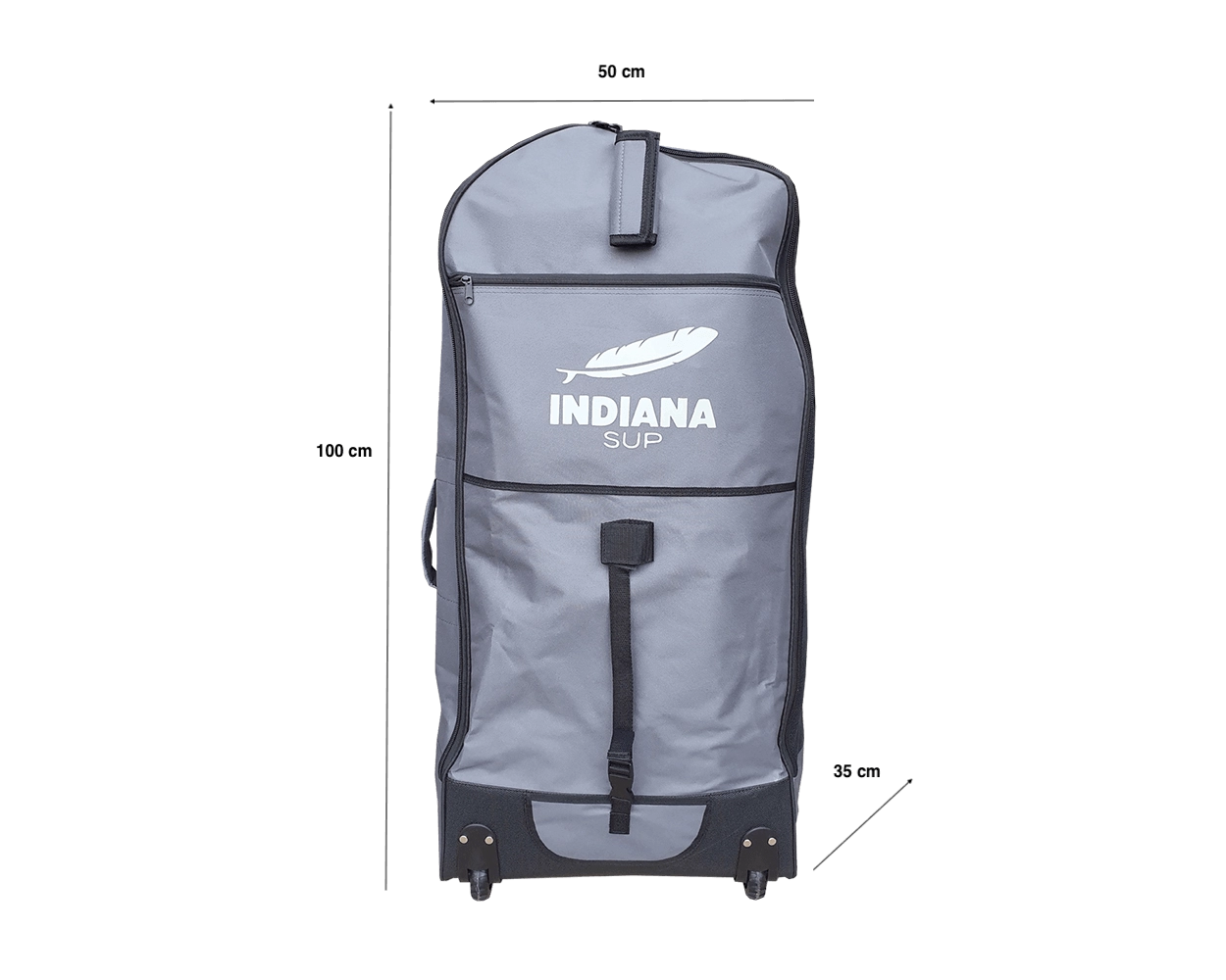 Доска SUP надувная Indiana 12'0"x33"x6" Family Pack misty blue с трехчастным веслом 30% карбон-стеклопластик (2025) вид 2