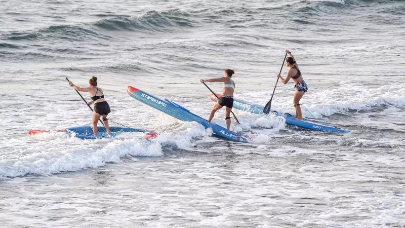 Жесткий сапборд Starboard All Star Blue Carbon Sandwich 14'0" x 21.5" (2025) вид 5